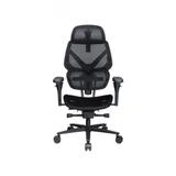 Игровое компьютерное кресло, ThunderX3, FLEX Pro-Mesh Black, Воздухопроницаемое сетчатое покрытие, (Ш)85*(Г)50*(В)120 (140) см,Чёрный