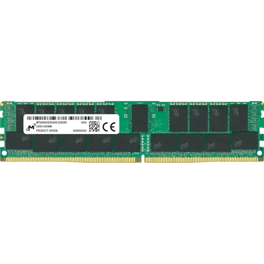 Оперативная память Micron DDR4 RDIMM 32GB 2Rx4 3200 MHz ECC Registered MTA36ASF4G72PZ-3G2 (Analog Crucial CT32G4RFD432A), 1 year, OEM