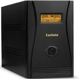 ИБП ExeGate SpecialPro Smart LLB-2200.LCD.AVR.4SH.RJ 2200VA/1300W, LCD, AVR, 4*Schuko, RJ45/11, металлический корпус, Black