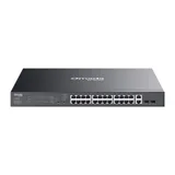 Коммутатор PoE+ GbE Easy Managed 28-портовый TP-Link Omada ES228GMP &lt Omada 24 порта GbE 802.3af/at PoE+, 2 порта GbE RJ45, 2 гигабитных SFP порт, QoS 802.1p/DSCP, IGMP Snooping, бюджет мощности P