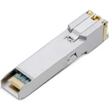 RJ45 транссивер 10GbE SFP+ Tp-Link TL-SM5310-T 10GBASE-T SFP модуль, 100BASE-TX / 1000BASE-T/ 2.5GBASE-T/ 5GBASE-T: неэкранированная витая пара категории 5e или выше (не более 100 метров) 10GBASE-T: