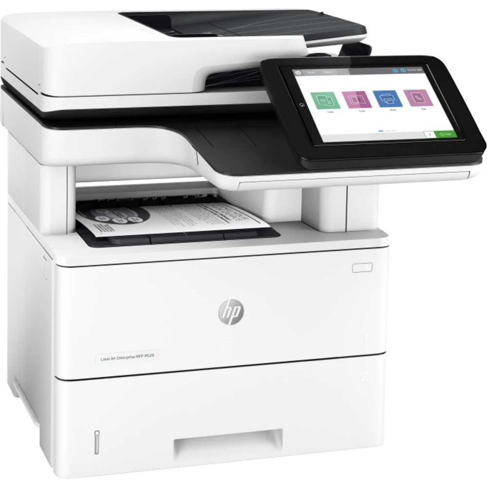 Лазерное многофункциональное устройство HP LaserJet Enterprise MFP M528dn (p/c/s, A4, 1200 dpi, 43ppm, 1.75GB, 16GB eMMC, 2trays 100+550, ADF 100, Duplex, USB/GigEth, repl.F2A76A)