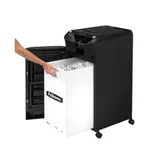 Шредер Fellowes AutoMax 600M черный (секр.P-5)/фрагменты/600лист./83лтр./скрепки/скобы/пл.карты