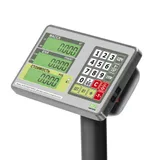 Торговые напольные весы M-ER 335 ACPU-60.10 "TURTLE" с расчетом стоимости товара LCD "Дисплей: ОГРОМНЫЙ LCD Габариты: 520х300х970 мм Платформа: 420x320 ммМаксимальный вес: 60 кг Минимальный вес: 200