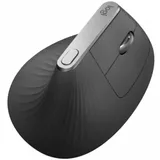 Мышь Logitech MX Vertical черный оптическая (4000dpi) беспроводная BT/Radio USB (4but)