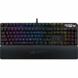 ASUS TUF Gaming K3 чёрная Игровая клавиатура (Kaihua RED switch, подставка под запястья, RGB подсветка, USB, USB порт, 90MP01Q0-BKRA00)