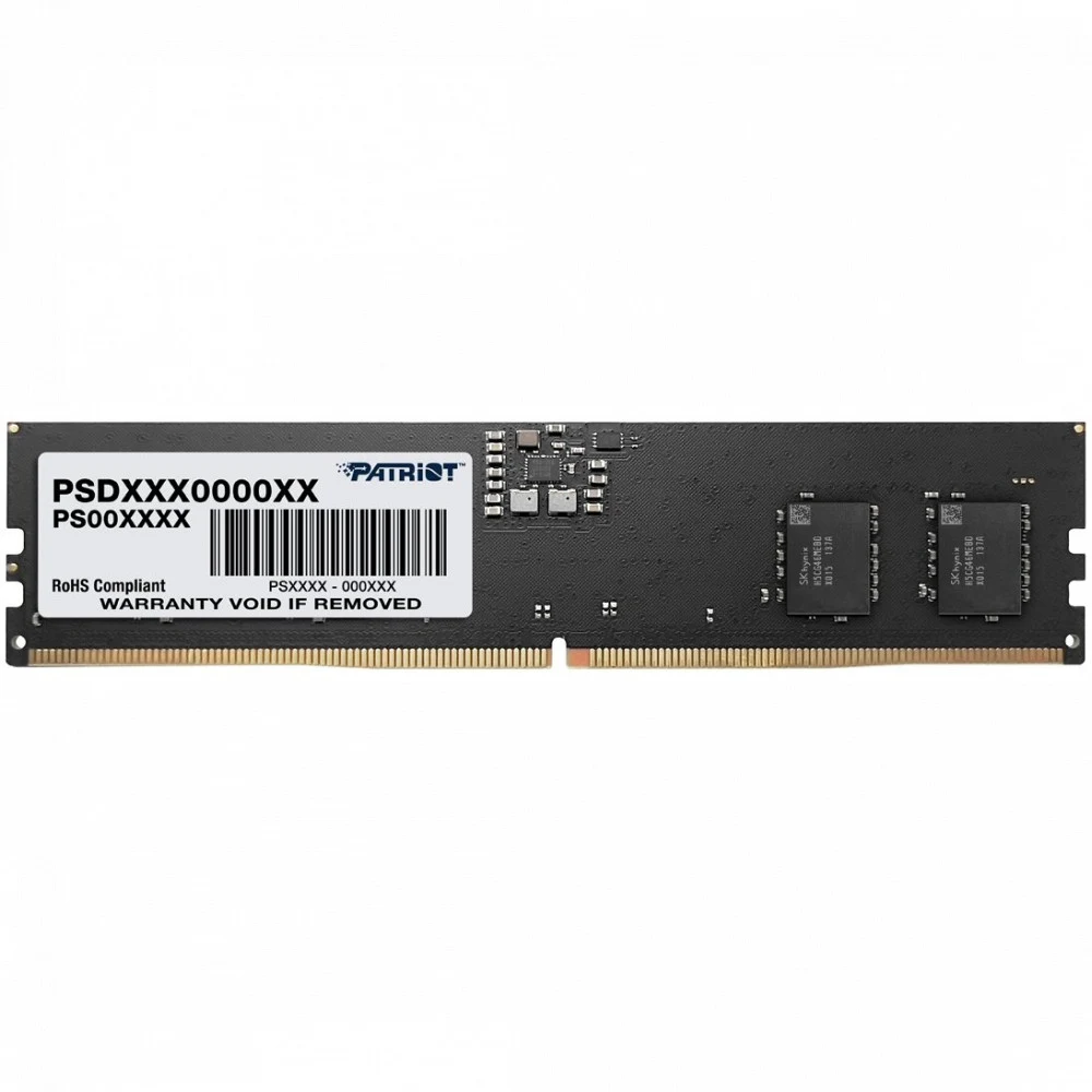 Оперативная память DDR5 32GB 4800MHz Patriot PSD532G48002 Signature RTL PC5-38400 CL40 DIMM 288-pin 1.1В dual rank Ret [PSD532G48002]