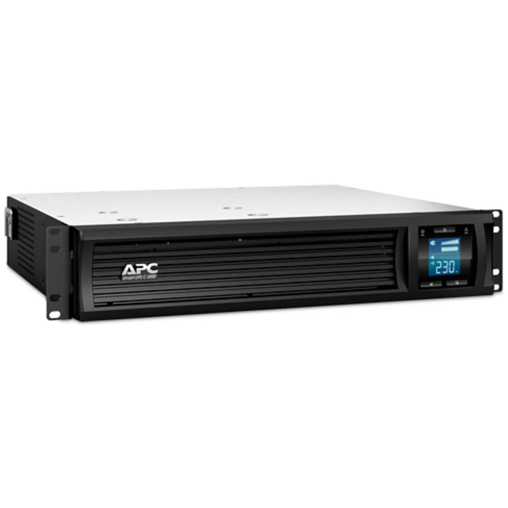 Источник бесперебойного питания APC Smart-UPS C 2000VA/1300W 2U RackMount, 230V, Line-Interactive, LCD, Out: 6xC13, 1 year warranty