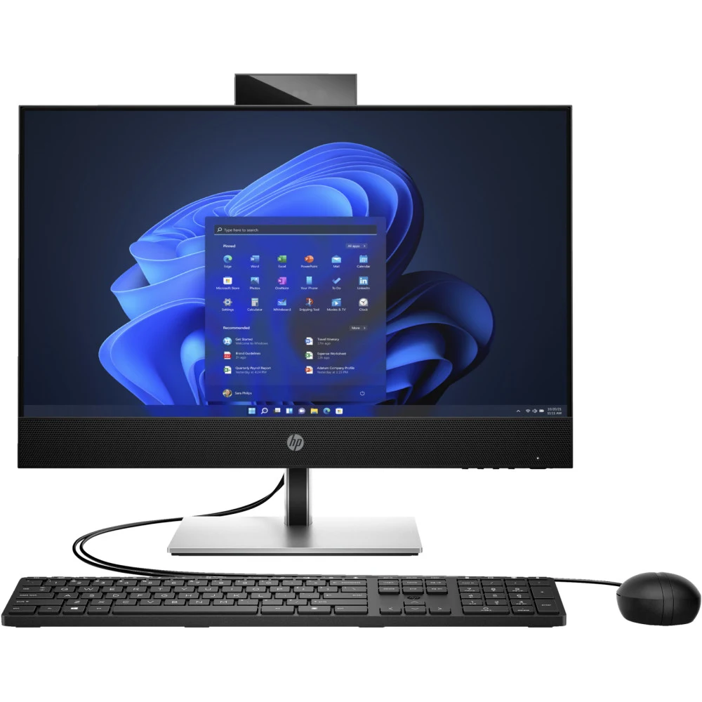 Моноблок HP ProOne 440 G9 23.8" Full HD i5 14500T (1.7) 8Gb SSD512Gb UHDG 770 FreeDOS GbitEth WiFi BT 120W клавиатура мышь Cam черный/серебристый 1920x1080