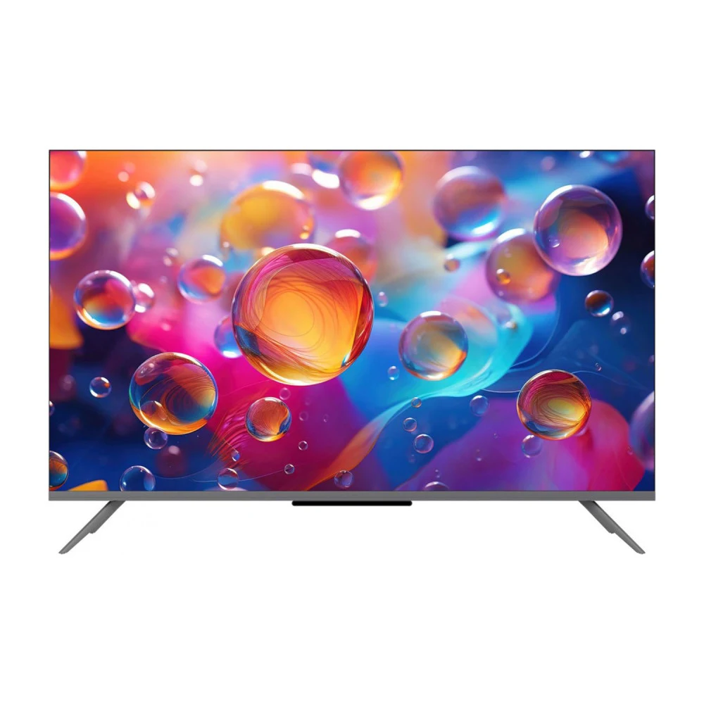 43", Ultra HD, 250Nit, Google TV, DVB-T2/C/S2, 2.0 ch Sound 10W*2, 60Hz, 3 HDMI, 2 USB, Digital Audio Output, LAN, Composite output, CI, Выход для наушников, 2 Pole, безрамочный дизайн, 2025