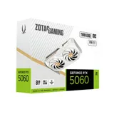 GPU NVIDIA, 8 GB, ZOTAC RTX 5060 TWIN EDGE CO WHITE ED [ZT-B50600Q-10M],HDMI/3DP,GDDR7/128-bit