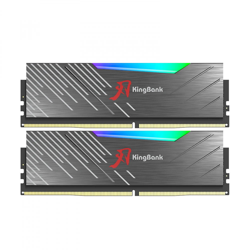 DIMM DDR5 32 GB kit 6400MHz KingBank KRRB, K5.01.FLM5FD9401, (2x16GB), CL32, RGB