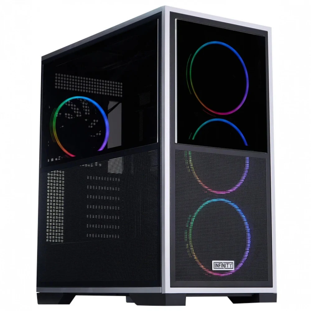 Компьютерный корпус, 1STPLAYER, IF8 BK, IF8-BK-4FO7-14, EATX / ATX / M-ATX / ITX, 3*3.5"/3*2.5", Кулер 4*14см, Высота кулера до 180 мм, Длина VGA до 435 мм, 440223480 мм, Без Б/П, Черный