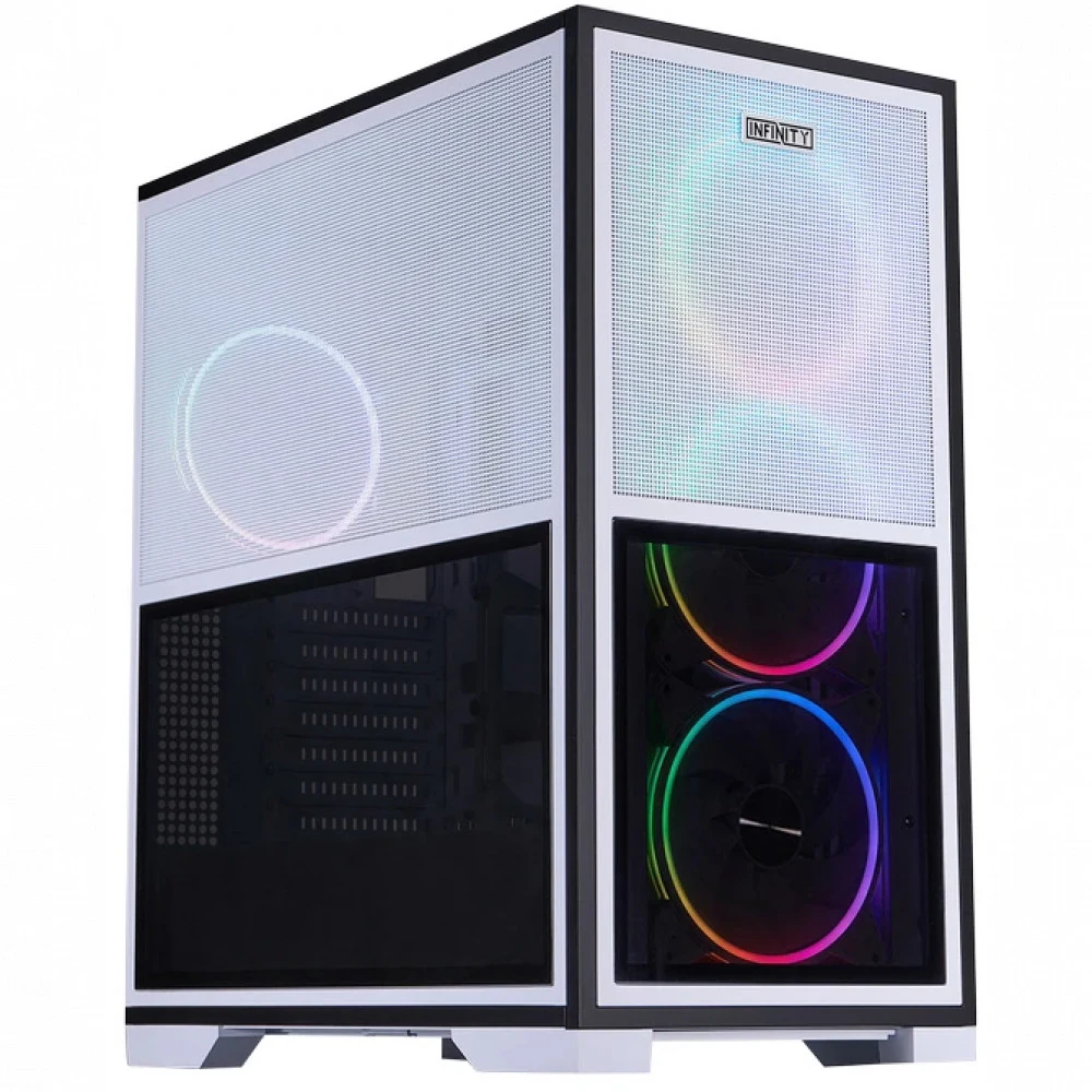 Компьютерный корпус, 1STPLAYER, IF8 WH, IF8-WH-4FO7-14-W, EATX / ATX / M-ATX / ITX, 3*3.5"/3*2.5", Кулер 4*14см, Высота кулера до 180 мм, Длина VGA до 435 мм, 440223480 мм, Без Б/П, Белый