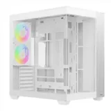 Корпус Ocypus Delta C74 WH ARGB ATX/MATX/ITX, USB3.0x2, Type C, Белый, Delta-C74-WHD200XX-GL