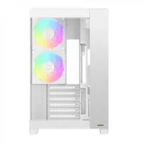 Корпус Ocypus Delta C74 WH ARGB ATX/MATX/ITX, USB3.0x2, Type C, Белый, Delta-C74-WHD200XX-GL