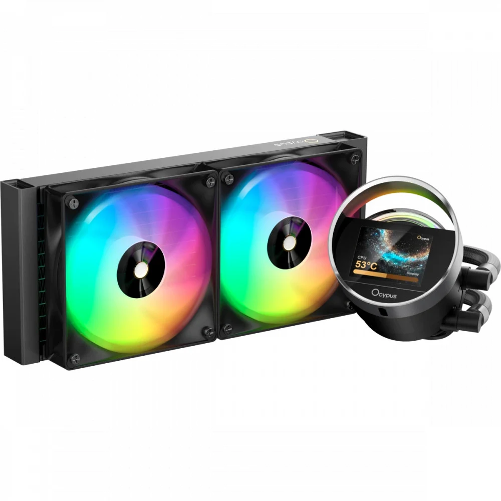 Водяное охлаждение для CPU Ocypus Sigma L24 BK ARGB TDP 280W 4-pin Intel/AMD Черный