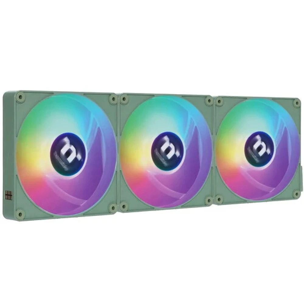 Кулер для компьютерного корпуса, Thermaltake, CT140 ARGB Sync PC Cooling Fan Hydrangea Blue (3 pack), CL-F199-PL14MG-A, ARGB 140мм вентилятор, 500 - 1800 об/мин, 32.8 dB(A), 94.95 CFM, 4pin PWM/3pin