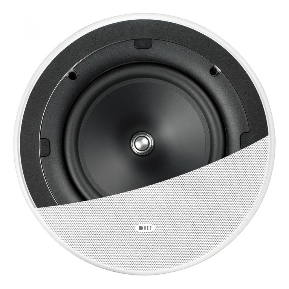KEF Акустическая система Ci130ER БЕЛЫЙ EAN:637203213434 Встраиваемая акустическая система, круглая, мощность: 80 Вт, диапазон частот: 52 Гц - 20 кГц (± 6 дБ), чувствительность: 87 дБ, сопротивление: