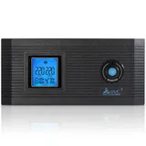 SVC Инвертор DI-1200-F-LCD, 1200ВА/1000Вт, AVR в реж. ИБП: 203-238±5В, AVR в реж. инвертора:150-255±5В, Вход:12/220В, Вых.:220±10В, 50Гц±0.5%,Внешние АКБ(не входят в комплект),LCD-дисплей, Напольный