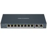 8 RJ45 100M PoE с грозозащитой 6кВ, 2 Uplink порт 1000М Ethernet, бюджет PoE 60Вт, поддерживают режим передачи до 300 м, IEEE802.3af IEEE802.3at 48 VDC 1.35 A -10 C...+40C.