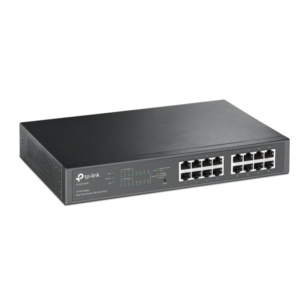 Switch 16 port TP-Link TL-SG1016PE V6.0, 16x10/'100/1000 Мбит/c, PoE, 150 Вт