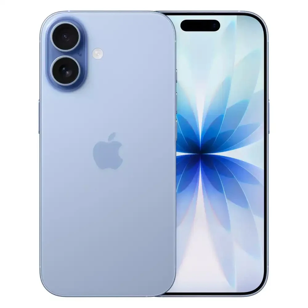 Смартфон Apple iPhone 17, A19 8/256GB, 6.3"OLED, 2622x1206, BT6.0, NFC, SIM+eSIM, Mist Blue