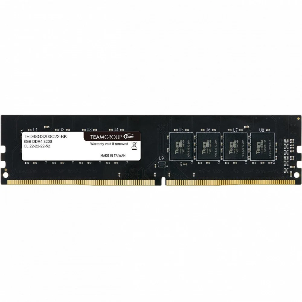 DDR-4 DIMM 8GB/3200MHz Team Group, CL22-22-22-52, 1.2V, BOX