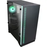 ZALMAN S5, ATX, BLACK, WINDOW, 2xCOMBO (3.5" or 2.5"), 4x2.5", 2xUSB2.0, 1xUSB3.0, FRONT 1x120mm, REAR 1x120mm RGB