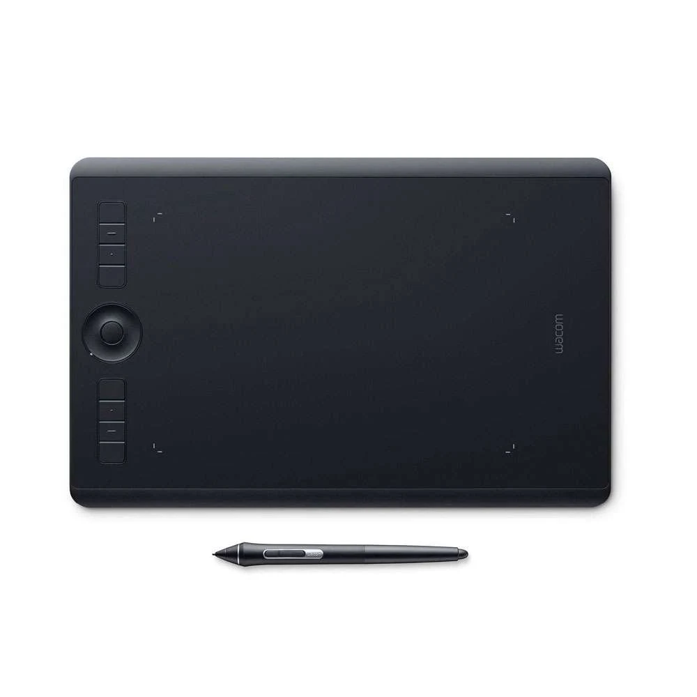 Графический планшет, Wacom, Intuos Pro Medium N, (PTH-660-N), Разрешение 5080 lpi, Чувствительность к нажатию 2048, 6 программируемых клавиш, Размер 338x219x8 мм, Чёрный