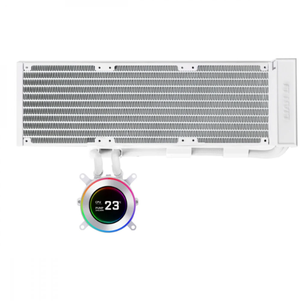 Кастомное Водяное охлаждение для CPU Lian Li Hydroshift lI LCD-C 360N FAN LESS White Обеспечивает полную гибкость при самостоятельном монтаже, предоставляя пользователям свободу выбора и установки п
