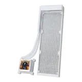 Кастомное Водяное охлаждение для CPU Lian Li HydroShift LCD 360 FAN LESS White 2,88” IPS 480×480 пикселей, ЯРКОСТЬ ЭКРАНА: 500 нит, Intel: LGA 1851/LGA 1700, AMD: AM5/AM4 Поддержка вентиляторов 3x12