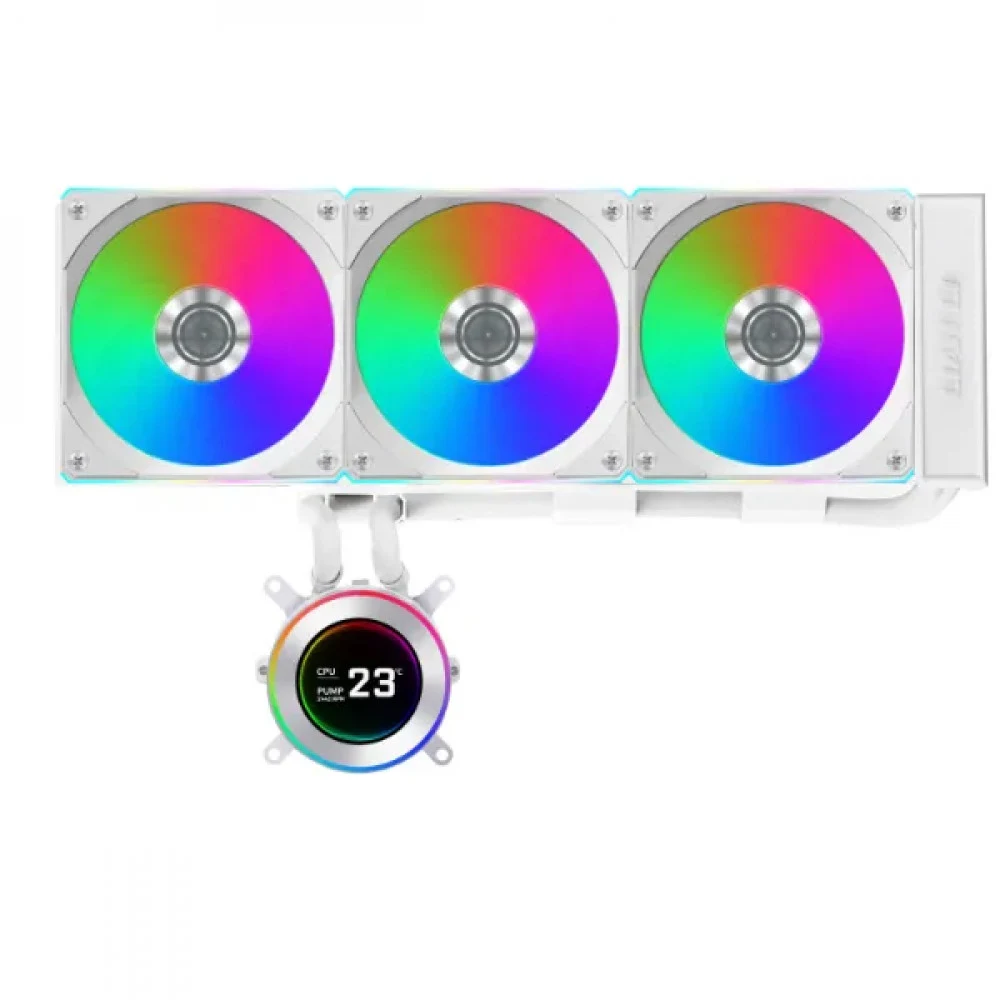 Водяное охлаждение для CPU Lian Li Hydroshift Il LCD-C 360CL 3x120mm White G89.GHS2LCD36RW.00