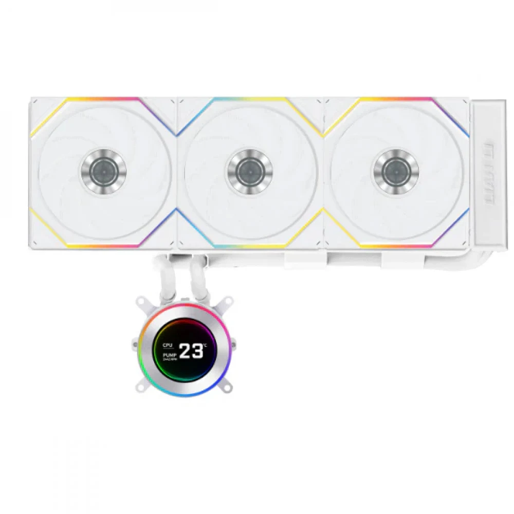 Водяное охлаждение для CPU Lian Li Hydroshift lI LCD-C 360TL 3x120mm White G89.GHS2LCD36TW.00
