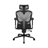Игровое компьютерное кресло, ThunderX3, YTC-Mesh Black, Воздухопроницаемое сетчатое покрытие, (Ш)68*(Г)50*(В)110(124) см, Чёрный