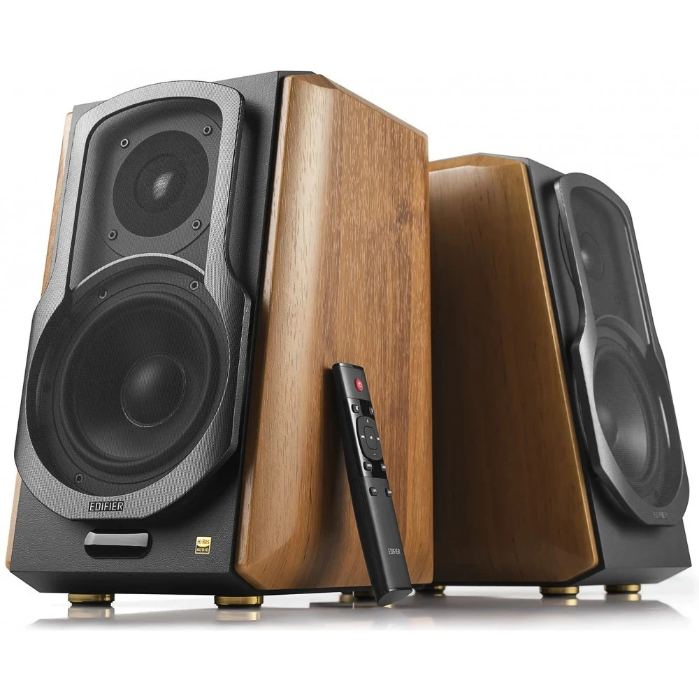 Колонки Edifier S1000MKII (2.0), Brown, 120Вт (2х60) RMS, 45Hz-40kHz, 90dB, BT