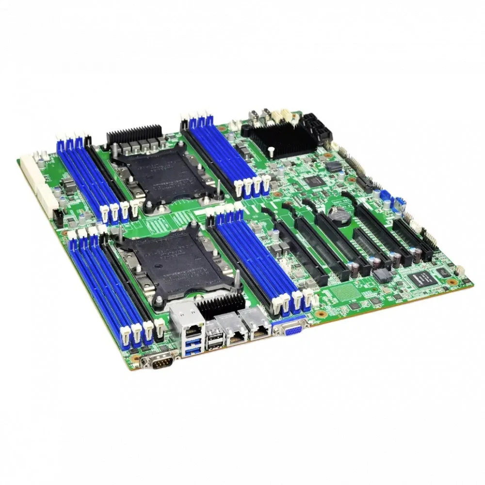 Серверная материнская плата/ Gooxi G2DE-B EATX dual socket motherboard 304.8mm(L)*330.2mm(W) -support Intel XEON 1st and 2nd gen processor TDP 205W 16*DDR4 ECC RDIMM/LRDIMM slots 6*PCIe 3.0 slots( s