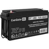Аккумуляторная батарея ExeGate DT 1265 (12V 65Ah, под болт М6)