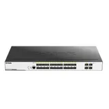 Коммутатор D-Link Switch DGS-3000-28XS/B1A Управляемый коммутатор 2 уровня с 24 портами 1000Base-X SFP и 4 портами 10GBase-X SFP+