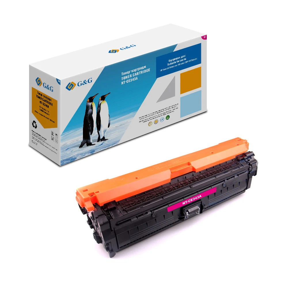 Тонер-картридж G&G GG-CE343A пурпурный, 15000 стр., для HP Color LaserJet M775