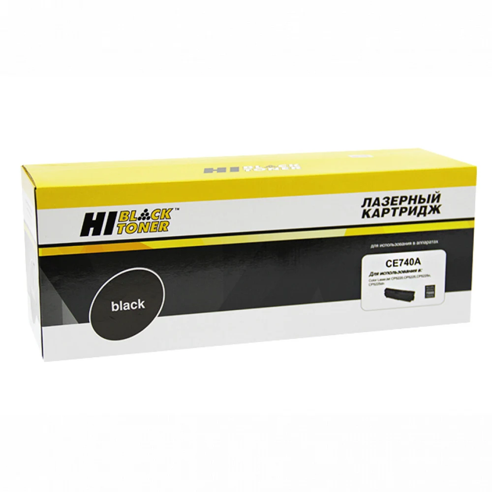 Картридж Hi-Black (HB-CE740A) для HP CLJ CP5220/5225/5225n/5225dn, Bk, 7K