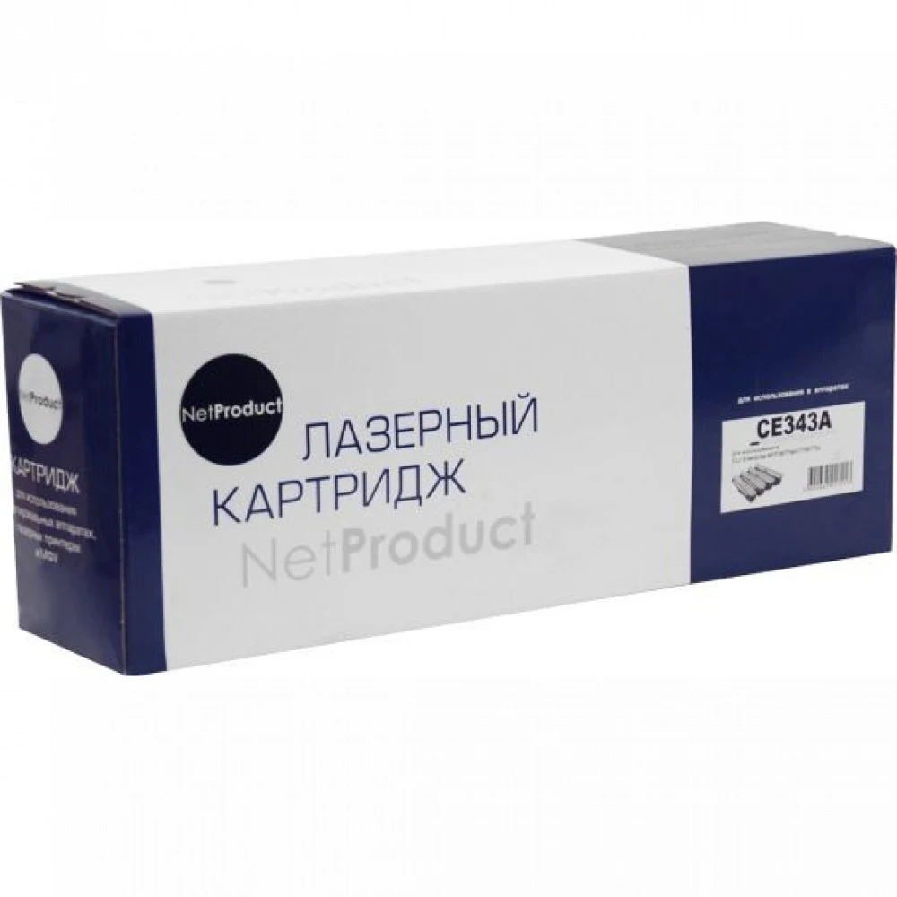 Картридж NetProduct (N-CE343A) для HP CLJ Enterprise MFP M775dn/775f/775z, № 651A, M, 16K