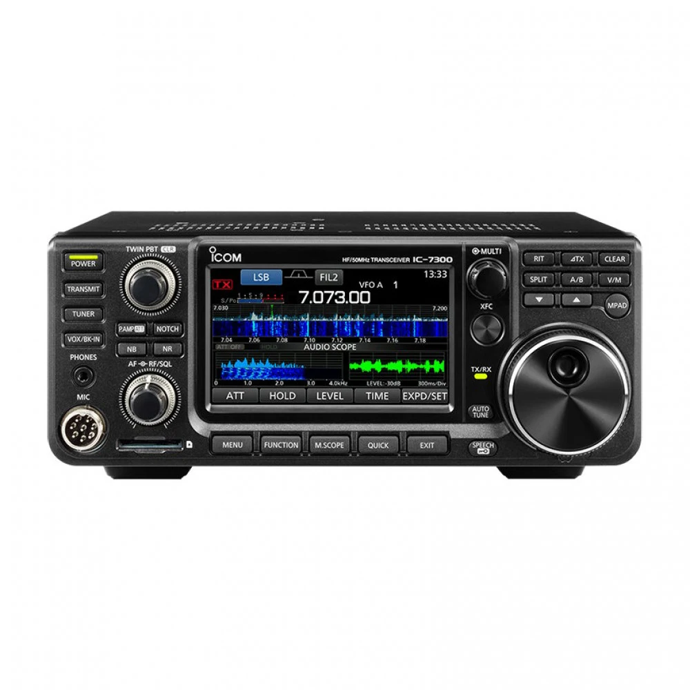 Р/ст КВ ICOM IC-7300 50Мгц (Rx 0.030-74.800), 100Вт, 101 кан., SSB/CW/RTTY/AM/FM