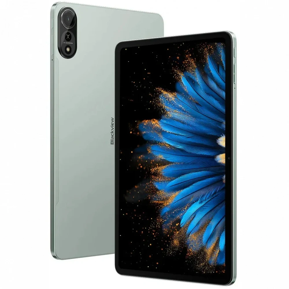 Планшет Blackview MEGA2 UMS9230E(T615) (1.8) 8C RAM12Gb ROM256Gb 11.97" IPS 2000x1200 60Hz 3G 4G Android 14 зеленый 16Mpix 8Mpix GPS WiFi Touch microSDXC 2Tb 9000mAh 18W Fast Charger