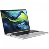 Ноутбук/ ACER Aspire AG14-21P-R4XC 14"(1920x1200 (матовый) IPS)/AMD Ryzen 3 7320U(2.4Ghz)/8192Mb/256PCISSDGb/noDVD/Int:UMA/Cam/BT/WiFi/50WHr/war 1y/1.5kg/Silver/NoOS