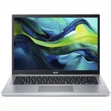Ноутбук/ ACER Aspire AG14-21P-R4XC 14"(1920x1200 (матовый) IPS)/AMD Ryzen 3 7320U(2.4Ghz)/8192Mb/256PCISSDGb/noDVD/Int:UMA/Cam/BT/WiFi/50WHr/war 1y/1.5kg/Silver/NoOS