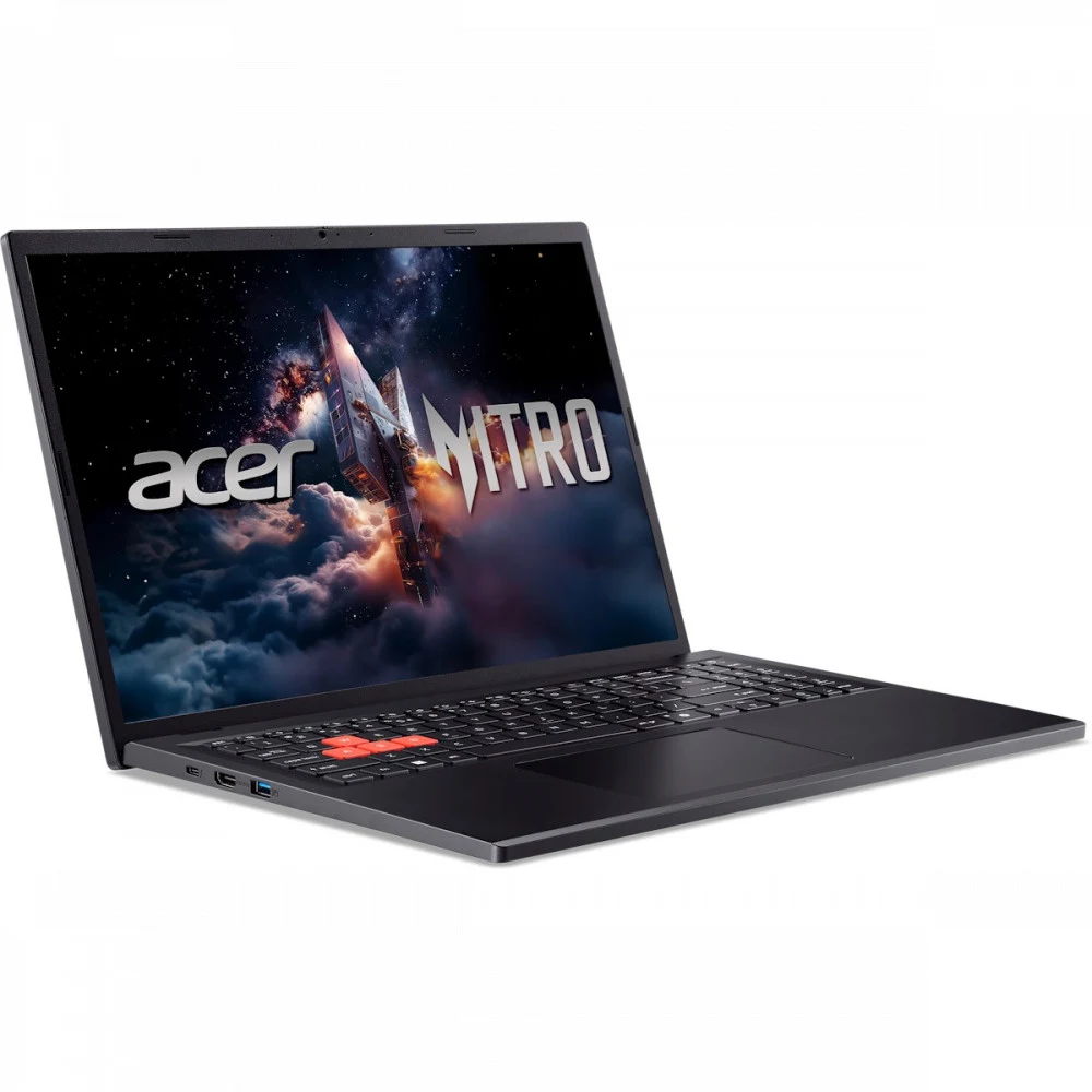Ноутбук Acer/ Nitro V16/ NL16-71G/ 16"WUXGA IPS 165Hz NTSC/ IntelCore i5-13420H/ NVIDIA GeForce RTX 4050 6GB / 16 GB DDR5 Memory / 512GB PCIe NVMe SSD/ Wi-Fi 6 INTEL 2x2 AX+BT /Black / Без ОС