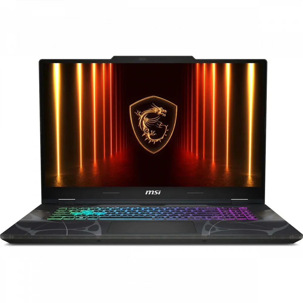 Ноутбук, MSI, Cyborg 17 B2RWFKG-290XKZ, MS-17U3, 9S7-17U332-290, 17,3", FHD 1920x1080, IPS, 144Hz, Intel Core 5 210H, 8GB*2 DDR5, 1TB SSD Gen5, NVIDIA GeForce RTX5060, 8GB GDDR7, DOS, Черный