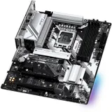 Материнская плата, ASRock, B760 PRO RS/D4 (4710483942075), LGA1700, iB760, 4xDDR4 3200/5333+(OC), 4xSATA3, 3xM.2 (2*PCI-E 4.0x4, 1*PCI-E 4.0x2), Raid, 1xDP, 1xHDMI, 3xPCI-Ex16, 1xPCI-Ex1, ATX