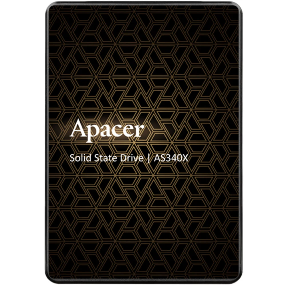 Твердотельный накопитель SSD Apacer AS340X AP240GAS340XC-1 240GB 2.5" Client SATA 6Gb/s, 550/520, IOPS 38/75K, MTBF 1.5M, 3 TLC, 140TBW, 0,53DWPD, RTL {100} (918901)